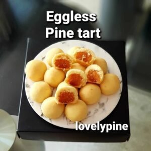 Pineapple Ball Tart - Eggless - Cookies - Lovely Pine's Signature 1