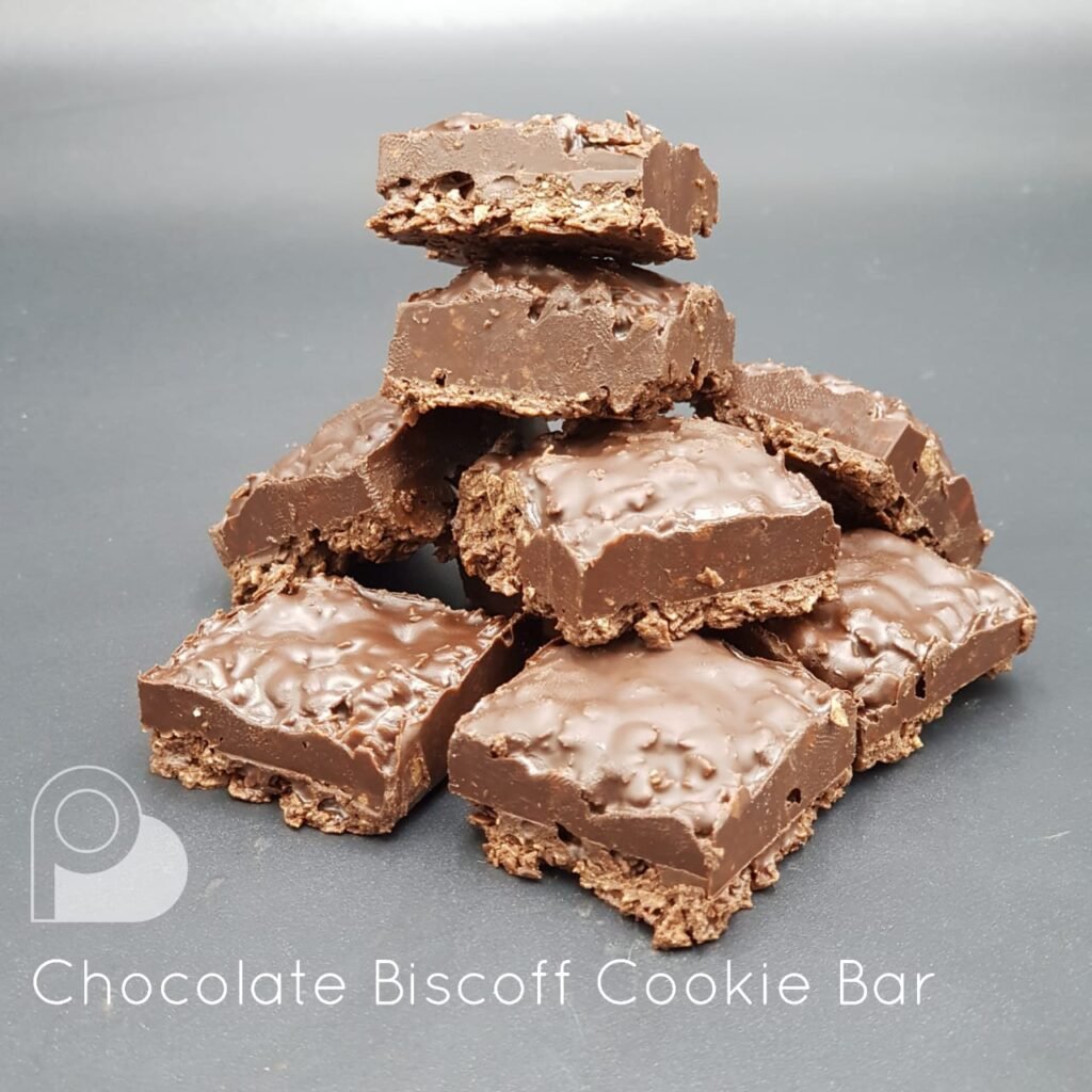 Chocolate Biscoff Cookie Bar Lovely Pine Bakery