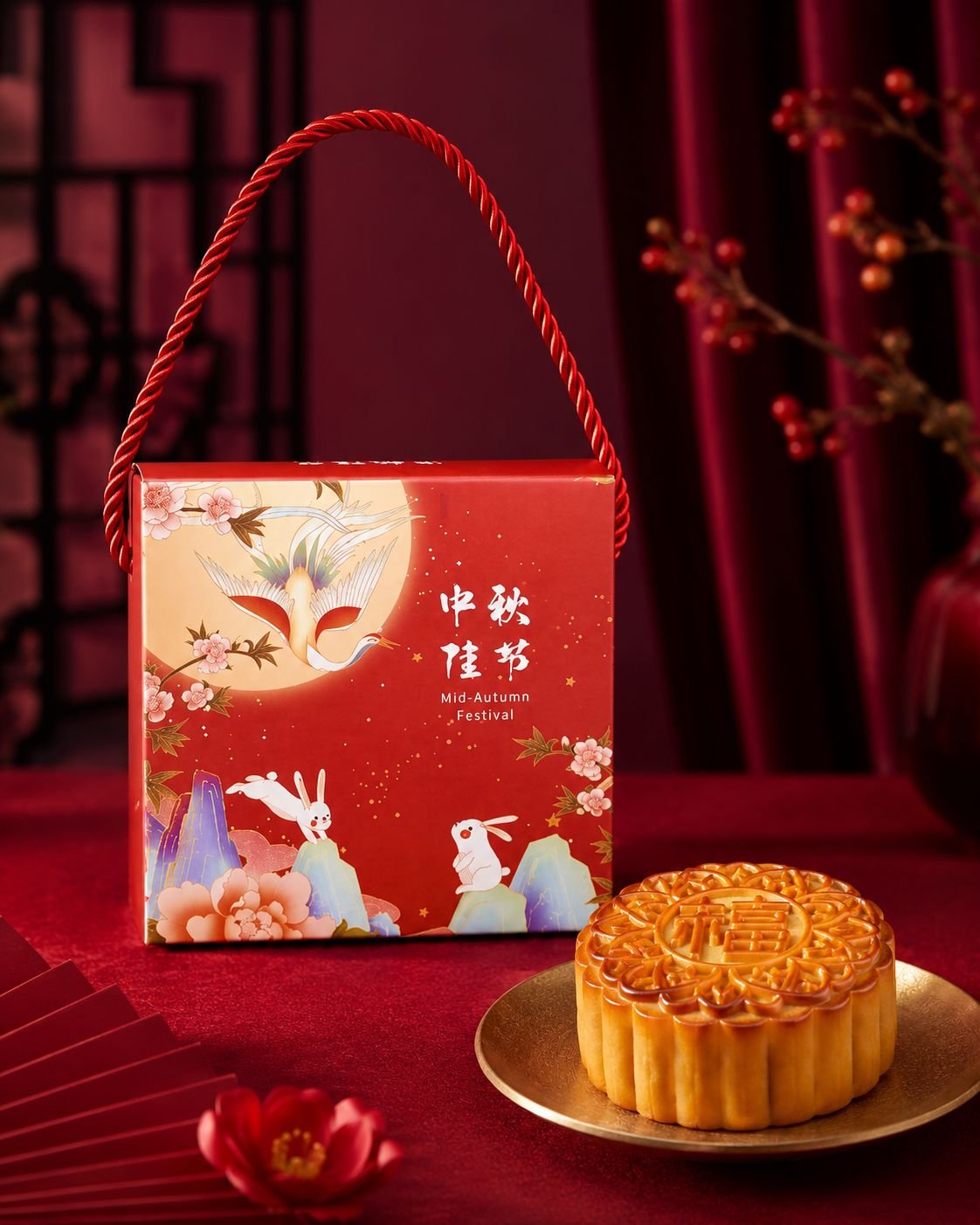 1 PC Mooncake Gift Box